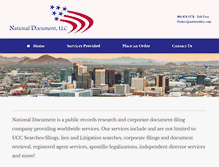 Tablet Screenshot of nationaldocument.com